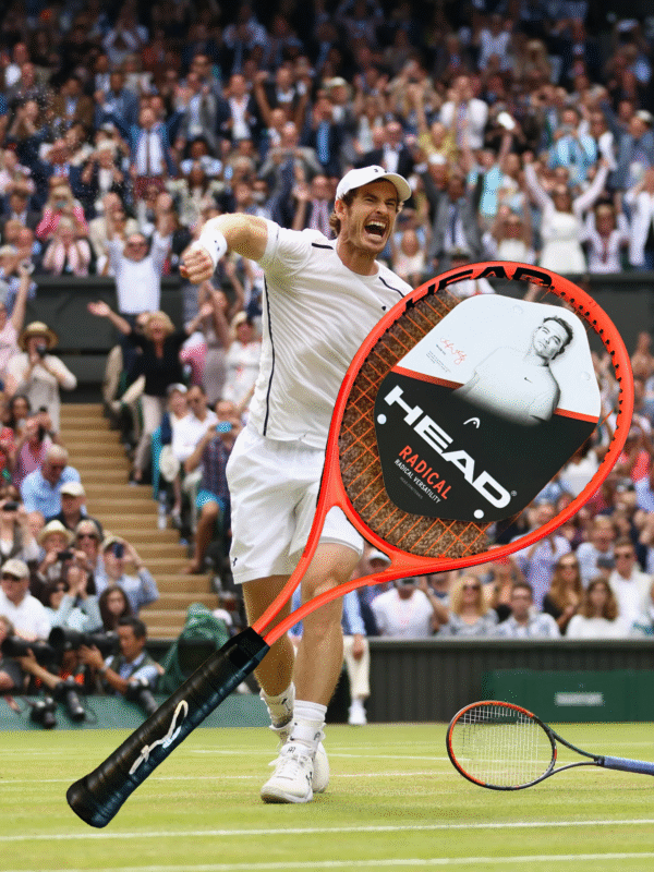 Andy Murray Signed Tennis Racket – EDS Memorabilia